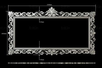 Mirrors and frames (RM_0849) 3D model for CNC machine